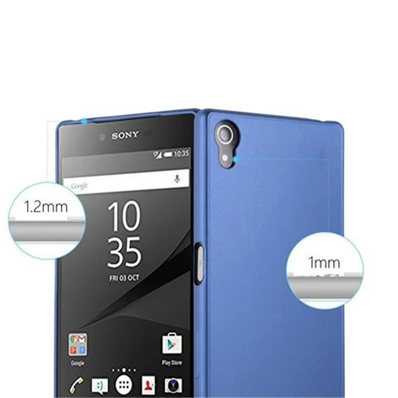 Cadorabo Hülle kompatibel mit Sony Xperia Z5 Schutzhülle aus flexiblem TPU Silikon