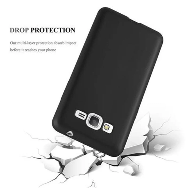 Cadorabo Hülle kompatibel mit Samsung Galaxy GRAND PRIME Schutzhülle aus flexiblem TPU Silikon