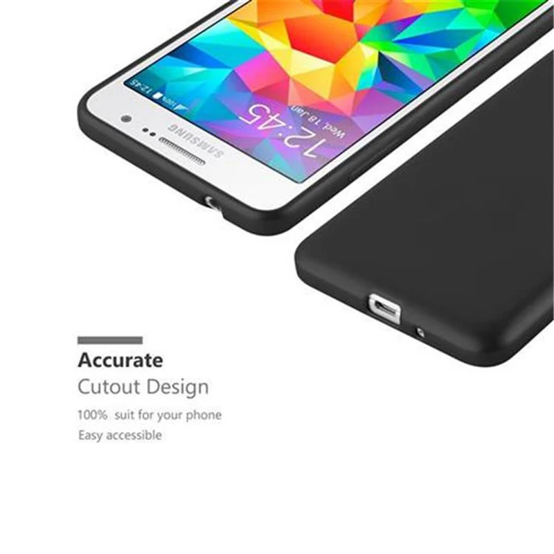 Cadorabo Hülle kompatibel mit Samsung Galaxy GRAND PRIME Schutzhülle aus flexiblem TPU Silikon