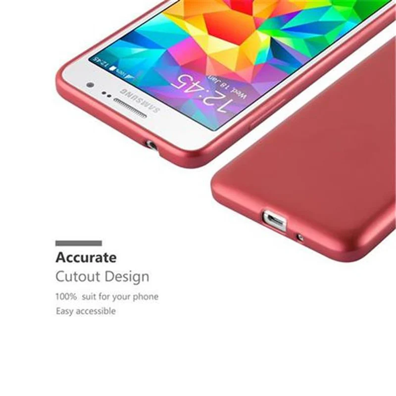 Cadorabo Hülle kompatibel mit Samsung Galaxy GRAND PRIME Schutzhülle aus flexiblem TPU Silikon