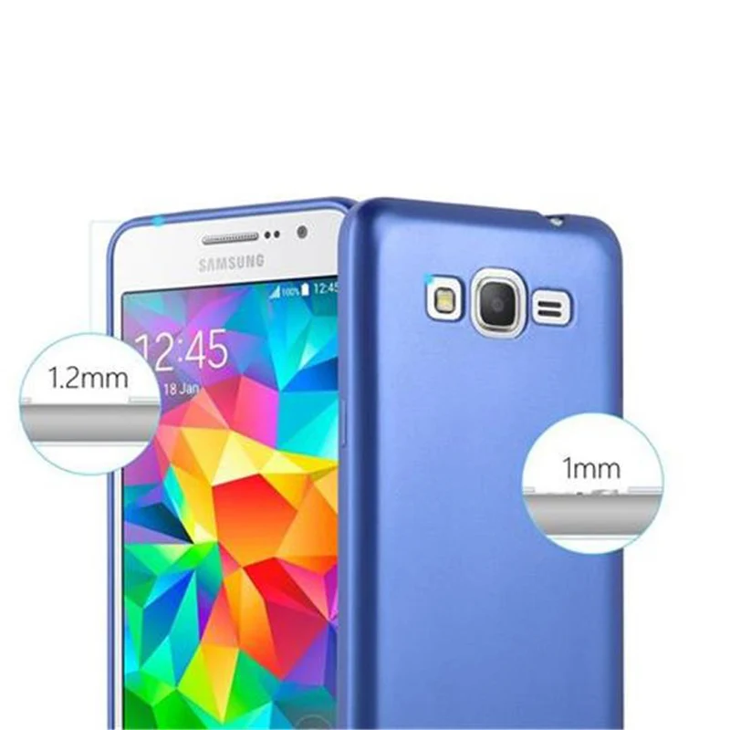 Cadorabo Hülle kompatibel mit Samsung Galaxy GRAND PRIME Schutzhülle aus flexiblem TPU Silikon
