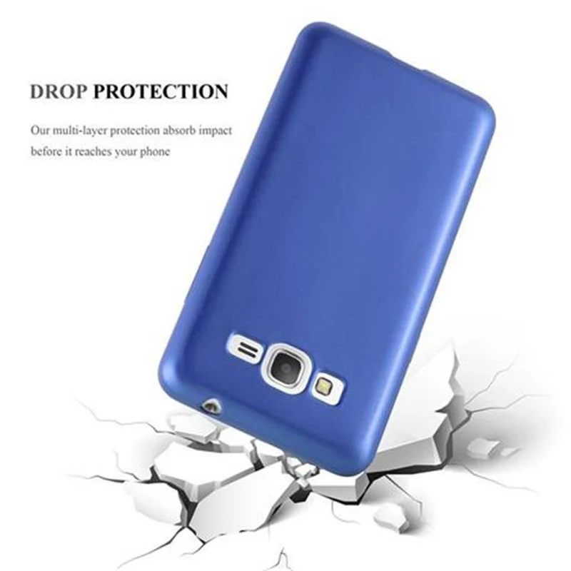 Cadorabo Hülle kompatibel mit Samsung Galaxy GRAND PRIME Schutzhülle aus flexiblem TPU Silikon