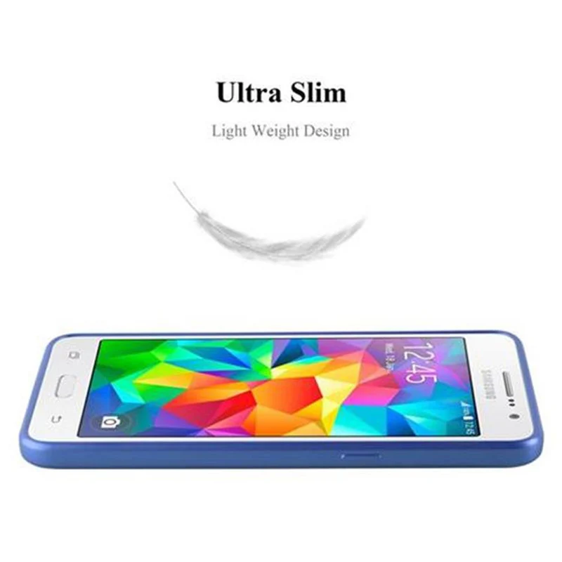 Cadorabo Hülle kompatibel mit Samsung Galaxy GRAND PRIME Schutzhülle aus flexiblem TPU Silikon