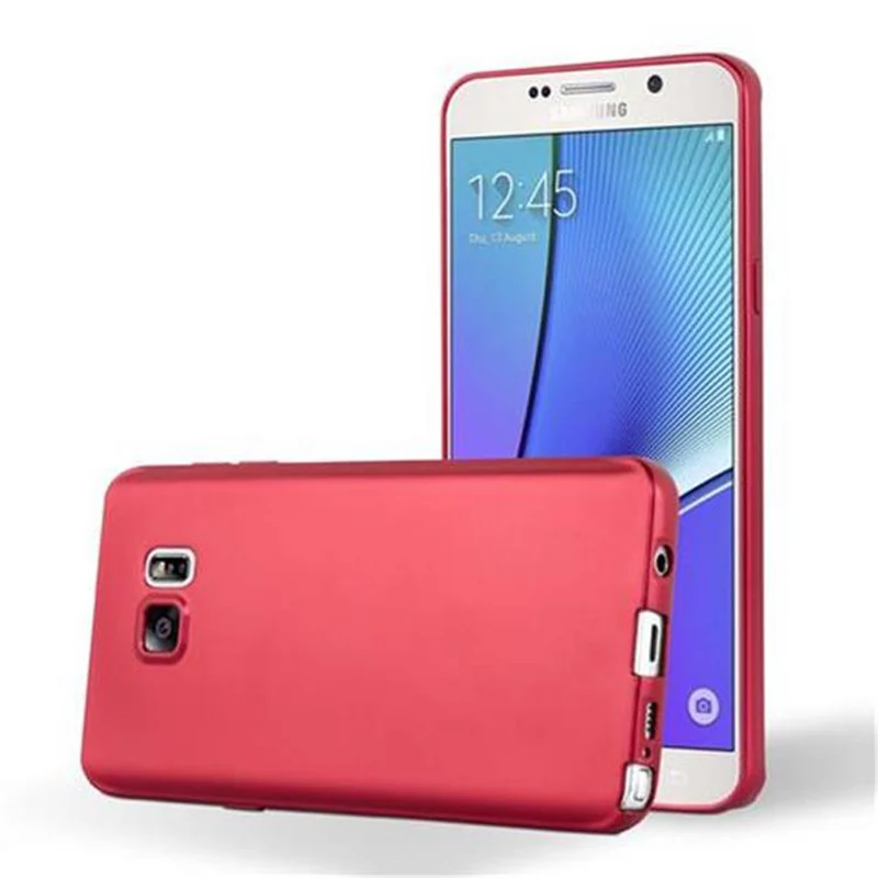 Cadorabo Hülle kompatibel mit Samsung Galaxy NOTE 5 Schutzhülle aus flexiblem TPU Silikon