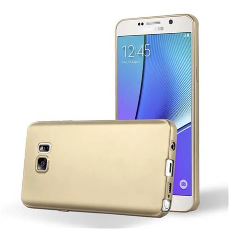 Cadorabo Hülle kompatibel mit Samsung Galaxy NOTE 5 Schutzhülle aus flexiblem TPU Silikon