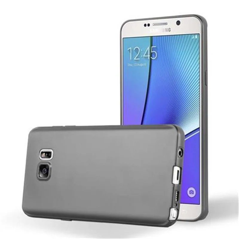 Cadorabo Hülle kompatibel mit Samsung Galaxy NOTE 5 Schutzhülle aus flexiblem TPU Silikon