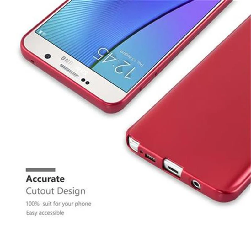 Cadorabo Hülle kompatibel mit Samsung Galaxy NOTE 5 Schutzhülle aus flexiblem TPU Silikon