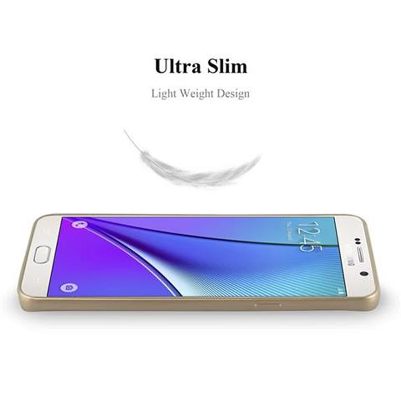 Cadorabo Hülle kompatibel mit Samsung Galaxy NOTE 5 Schutzhülle aus flexiblem TPU Silikon