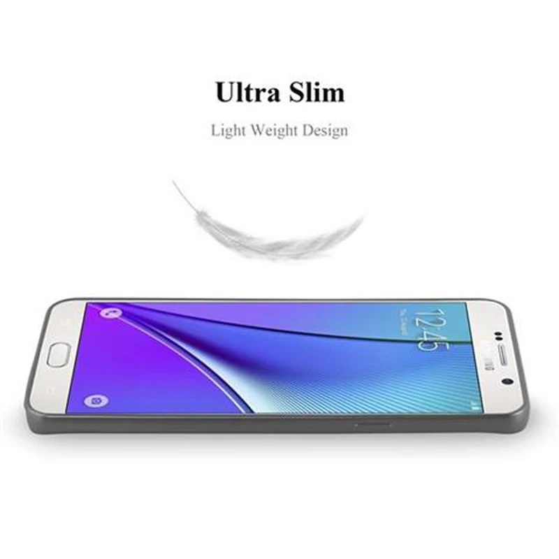 Cadorabo Hülle kompatibel mit Samsung Galaxy NOTE 5 Schutzhülle aus flexiblem TPU Silikon