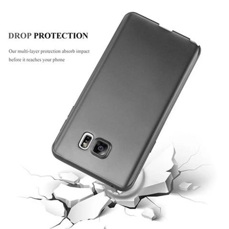 Cadorabo Hülle kompatibel mit Samsung Galaxy NOTE 5 Schutzhülle aus flexiblem TPU Silikon