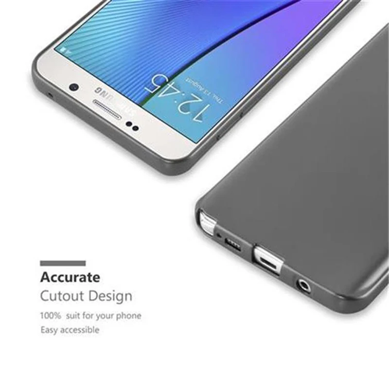 Cadorabo Hülle kompatibel mit Samsung Galaxy NOTE 5 Schutzhülle aus flexiblem TPU Silikon