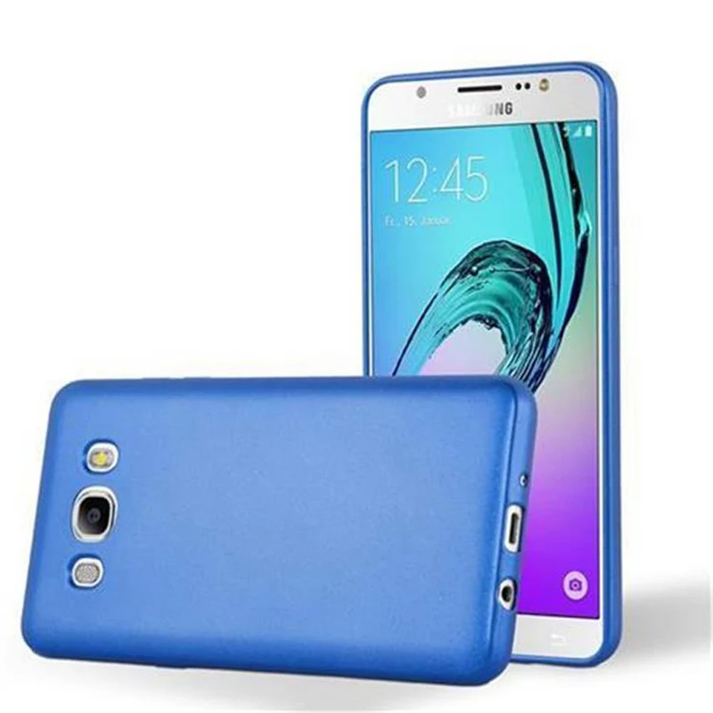 Cadorabo Hülle kompatibel mit Samsung Galaxy J7 2016 Schutzhülle aus flexiblem TPU Silikon