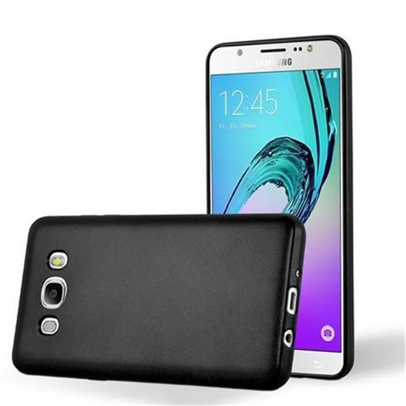 Cadorabo Hülle kompatibel mit Samsung Galaxy J5 2016 Schutzhülle aus flexiblem TPU Silikon