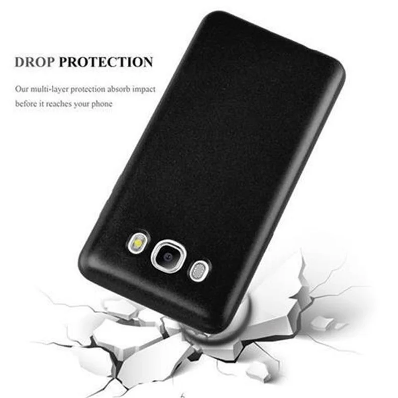 Cadorabo Hülle kompatibel mit Samsung Galaxy J5 2016 Schutzhülle aus flexiblem TPU Silikon