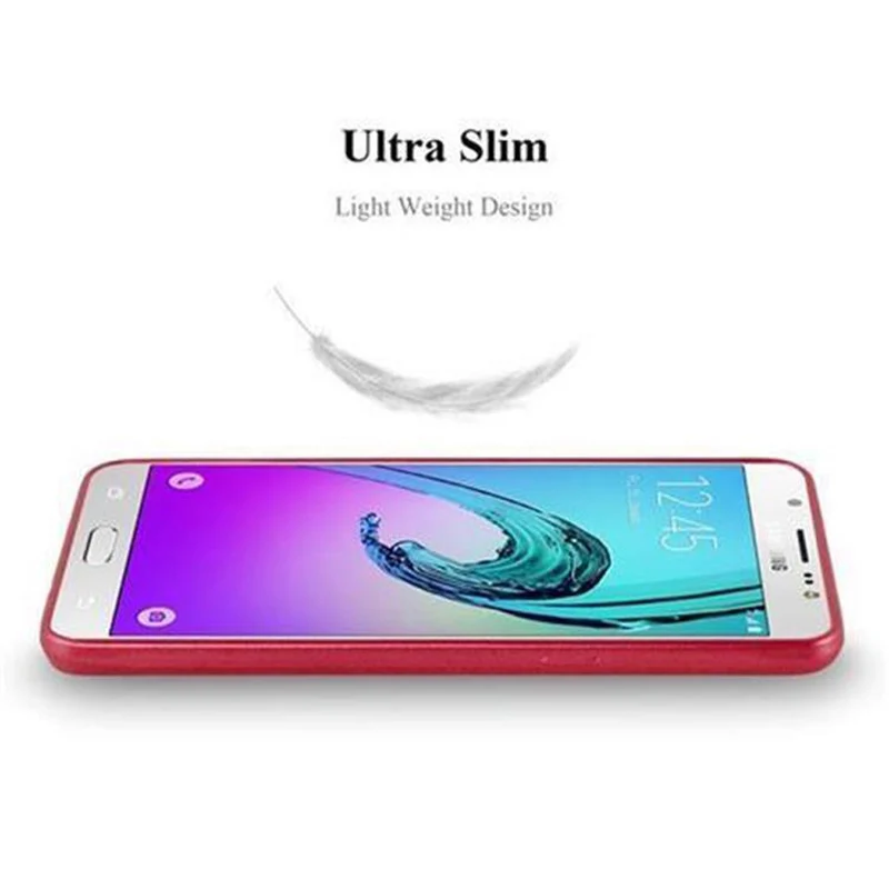 Cadorabo Hülle kompatibel mit Samsung Galaxy J5 2016 Schutzhülle aus flexiblem TPU Silikon