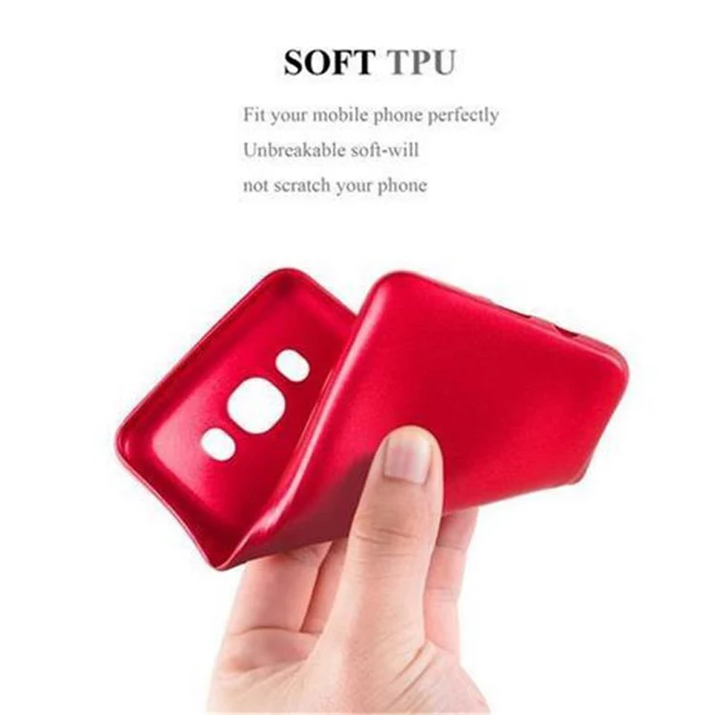 Cadorabo Hülle kompatibel mit Samsung Galaxy J5 2016 Schutzhülle aus flexiblem TPU Silikon