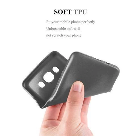 Cadorabo Hülle kompatibel mit Samsung Galaxy J5 2016 Schutzhülle aus flexiblem TPU Silikon