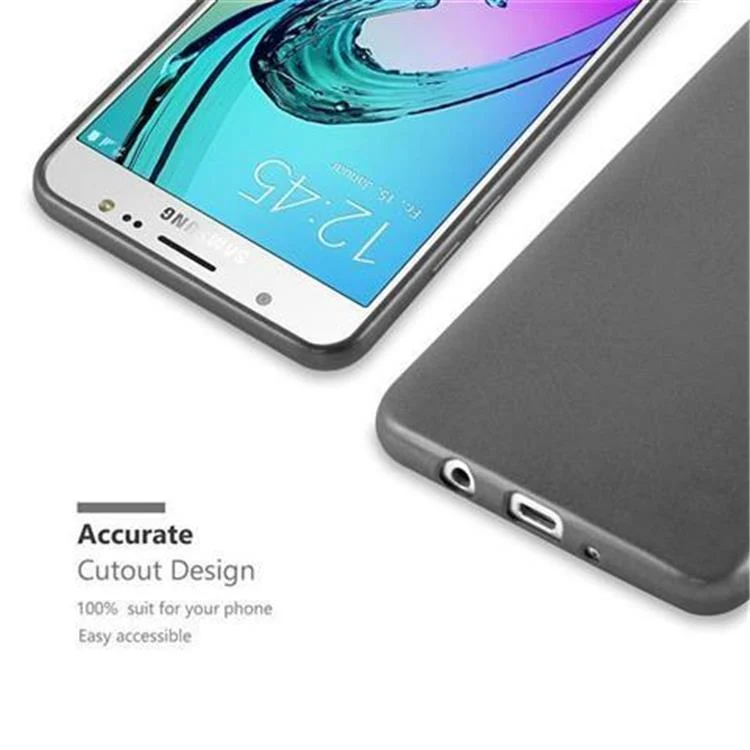 Cadorabo Hülle kompatibel mit Samsung Galaxy J5 2016 Schutzhülle aus flexiblem TPU Silikon