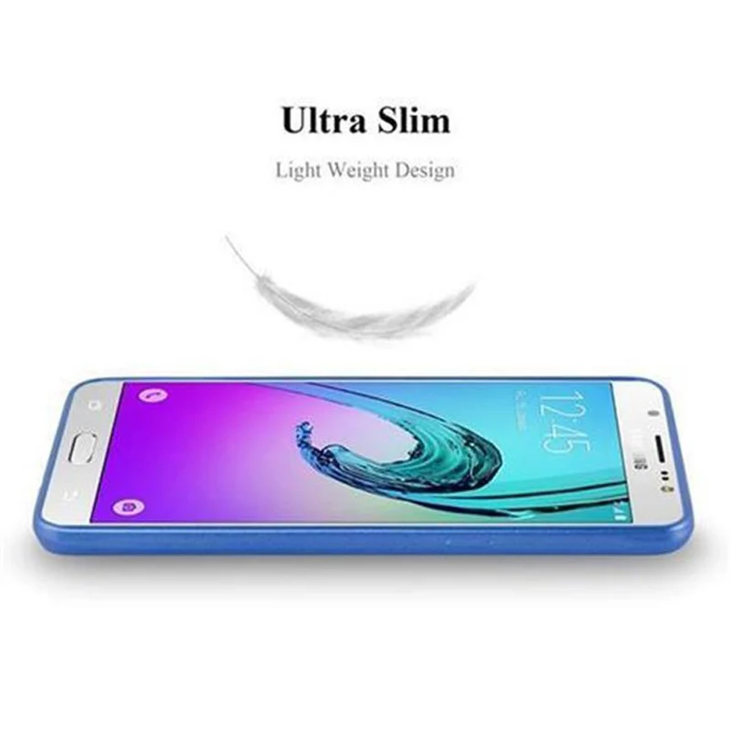 Cadorabo Hülle kompatibel mit Samsung Galaxy J5 2016 Schutzhülle aus flexiblem TPU Silikon