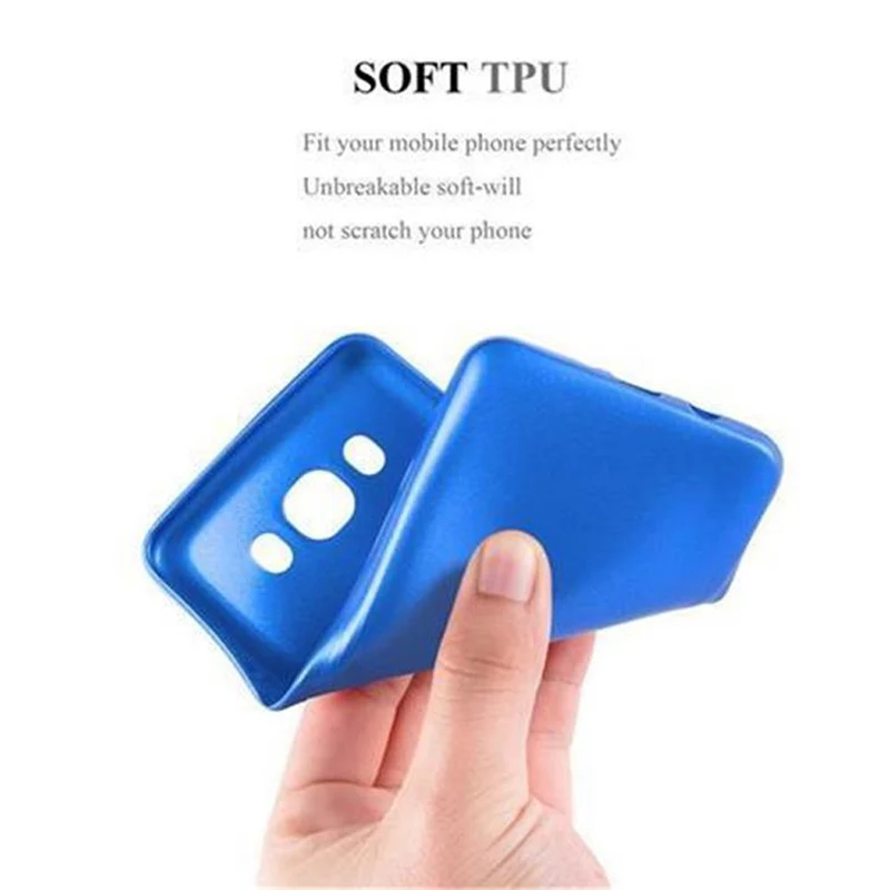 Cadorabo Hülle kompatibel mit Samsung Galaxy J5 2016 Schutzhülle aus flexiblem TPU Silikon
