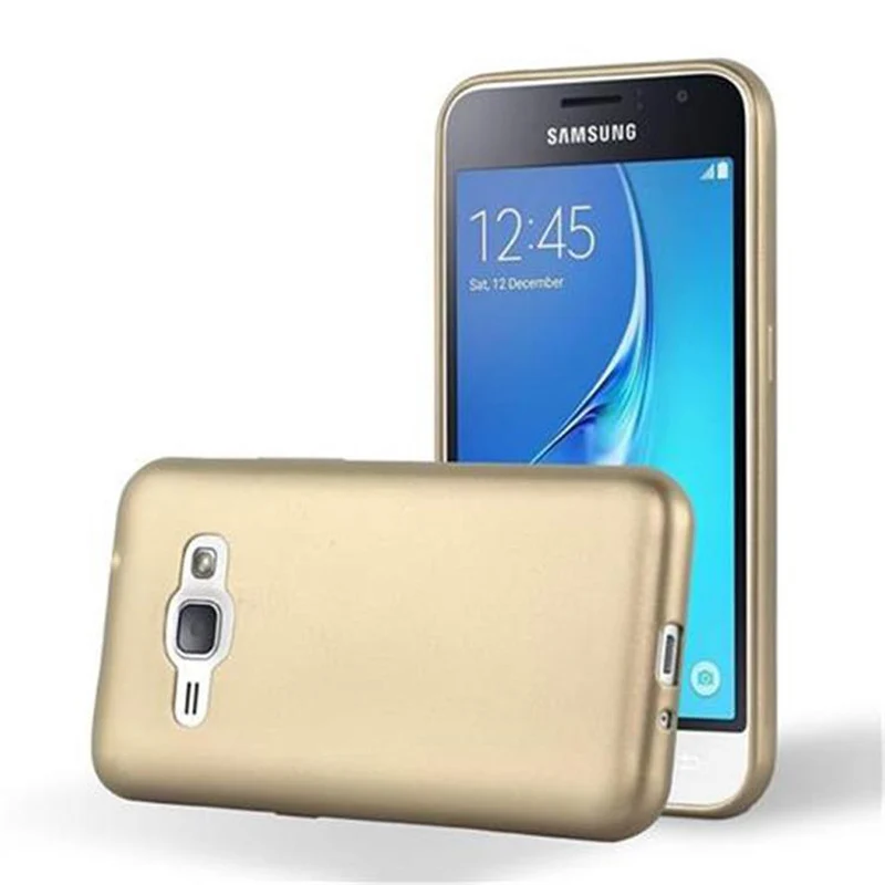 Cadorabo Hülle kompatibel mit Samsung Galaxy J1 2016 Schutzhülle aus flexiblem TPU Silikon