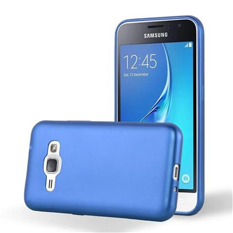 Cadorabo Hülle kompatibel mit Samsung Galaxy J1 2016 Schutzhülle aus flexiblem TPU Silikon