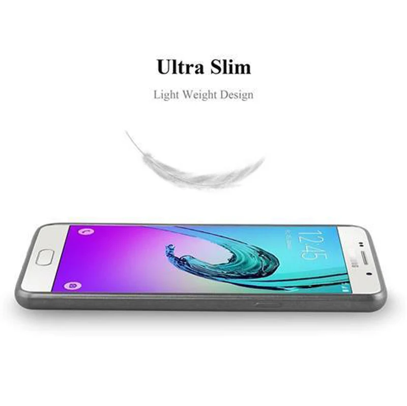 Cadorabo Hülle kompatibel mit Samsung Galaxy A5 2016 Schutzhülle aus flexiblem TPU Silikon