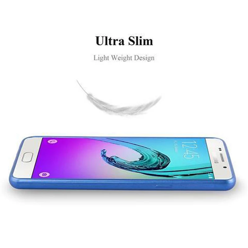 Cadorabo Hülle kompatibel mit Samsung Galaxy A5 2016 Schutzhülle aus flexiblem TPU Silikon