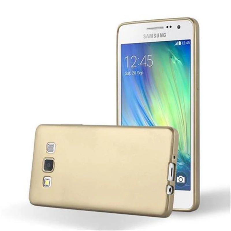 Cadorabo Hülle kompatibel mit Samsung Galaxy A5 2015 Schutzhülle aus flexiblem TPU Silikon