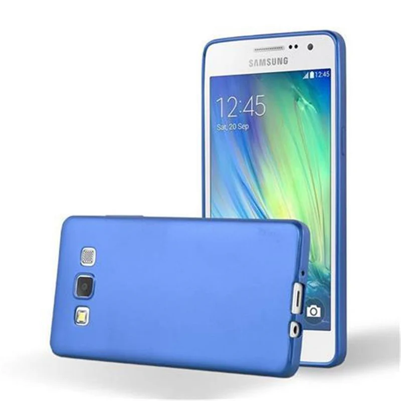 Cadorabo Hülle kompatibel mit Samsung Galaxy A5 2015 Schutzhülle aus flexiblem TPU Silikon