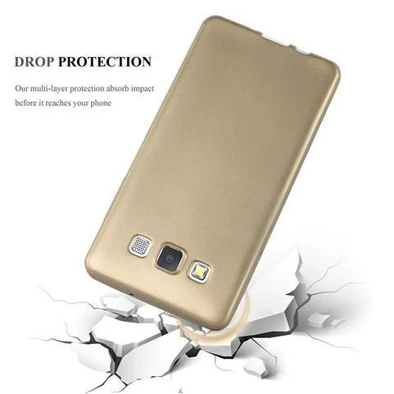 Cadorabo Hülle kompatibel mit Samsung Galaxy A5 2015 Schutzhülle aus flexiblem TPU Silikon
