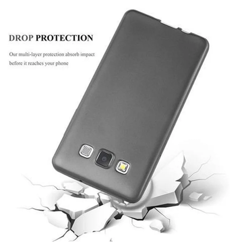 Cadorabo Hülle kompatibel mit Samsung Galaxy A5 2015 Schutzhülle aus flexiblem TPU Silikon