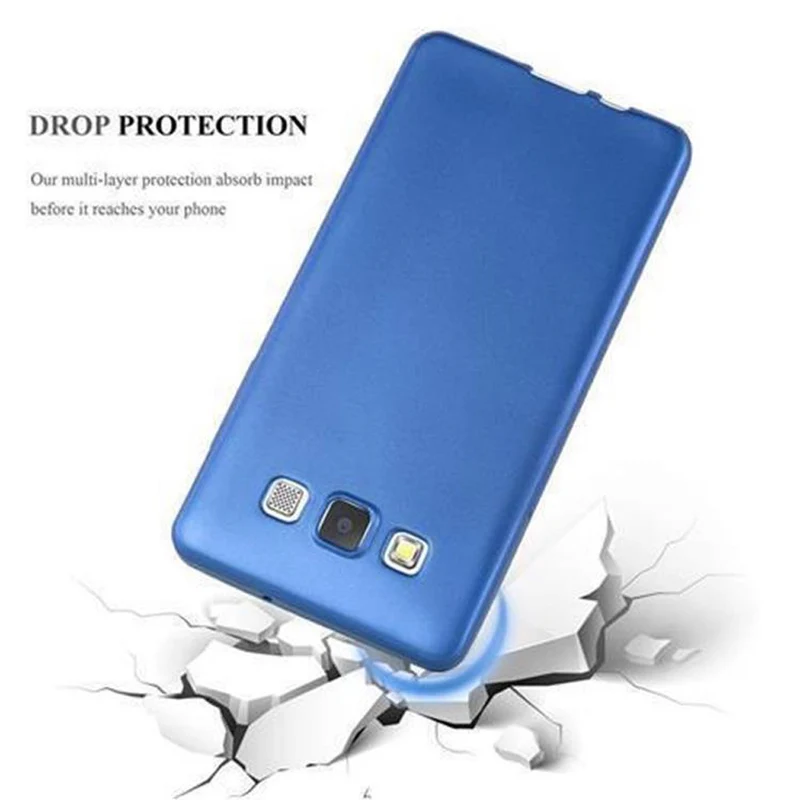 Cadorabo Hülle kompatibel mit Samsung Galaxy A5 2015 Schutzhülle aus flexiblem TPU Silikon