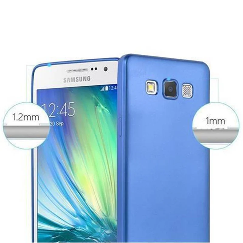 Cadorabo Hülle kompatibel mit Samsung Galaxy A5 2015 Schutzhülle aus flexiblem TPU Silikon