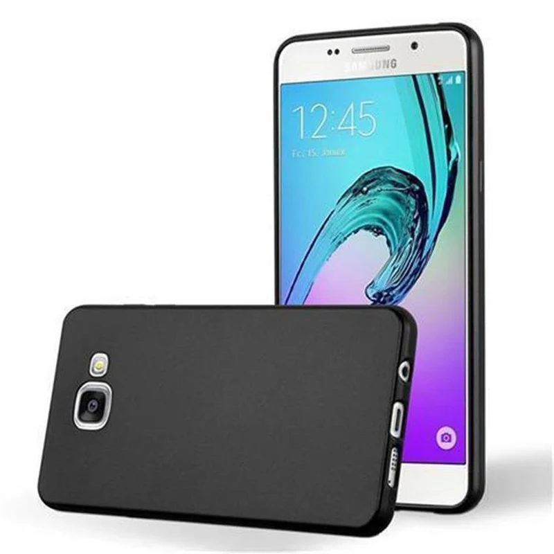 Cadorabo Hülle kompatibel mit Samsung Galaxy A3 2016 Schutzhülle aus flexiblem TPU Silikon