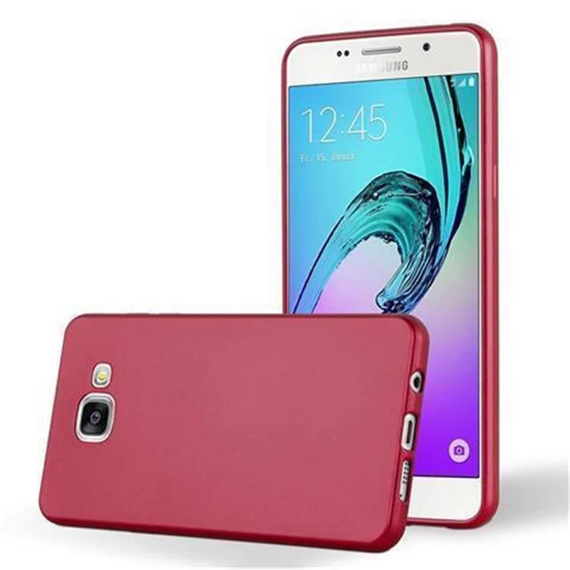 Cadorabo Hülle kompatibel mit Samsung Galaxy A3 2016 Schutzhülle aus flexiblem TPU Silikon