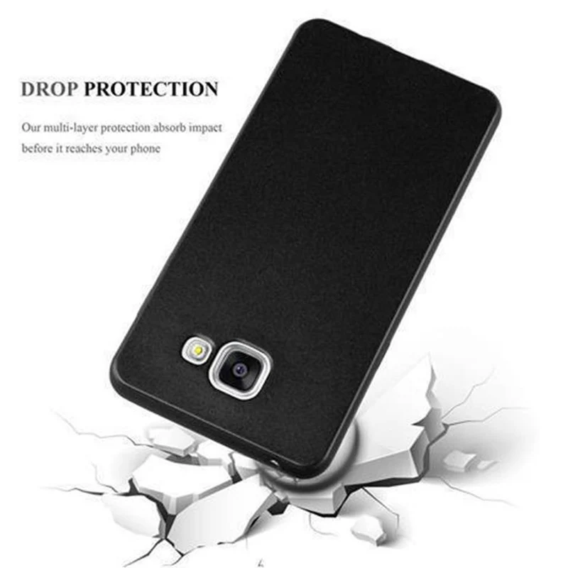Cadorabo Hülle kompatibel mit Samsung Galaxy A3 2016 Schutzhülle aus flexiblem TPU Silikon
