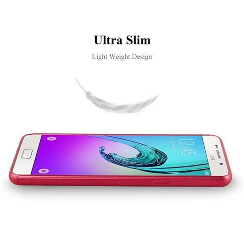 Cadorabo Hülle kompatibel mit Samsung Galaxy A3 2016 Schutzhülle aus flexiblem TPU Silikon
