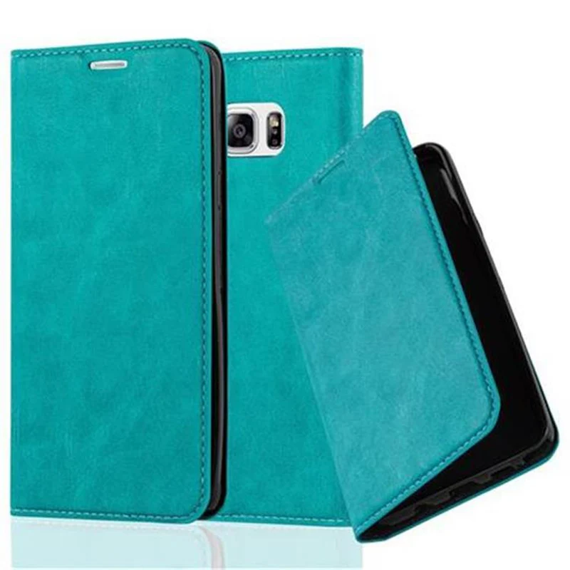 Cadorabo Hülle kompatibel mit Samsung Galaxy NOTE 5 Schutzhülle mit Magnetverschluss, Standfunktion und Kartenfach