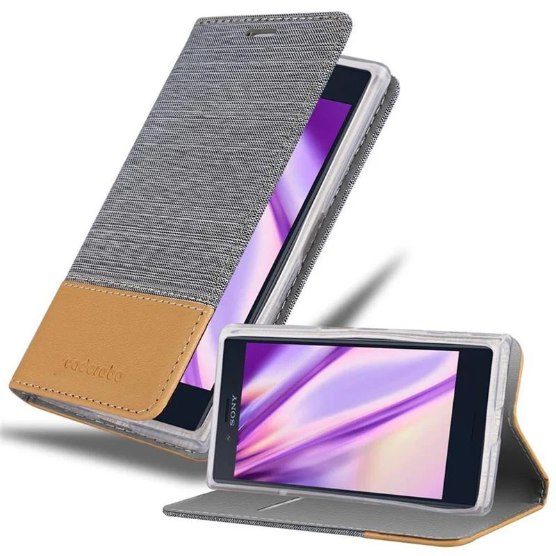 Cadorabo Hülle kompatibel mit Sony Xperia X COMPACT Schutzhülle mit Magnetverschluss, Standfunktion und Kartenfach