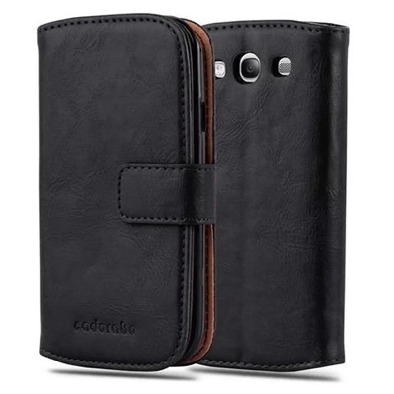 Cadorabo Hülle kompatibel mit Samsung Galaxy S3 / S3 NEO Schutzhülle mit Magnetverschluss, Standfunktion und Kartenfach