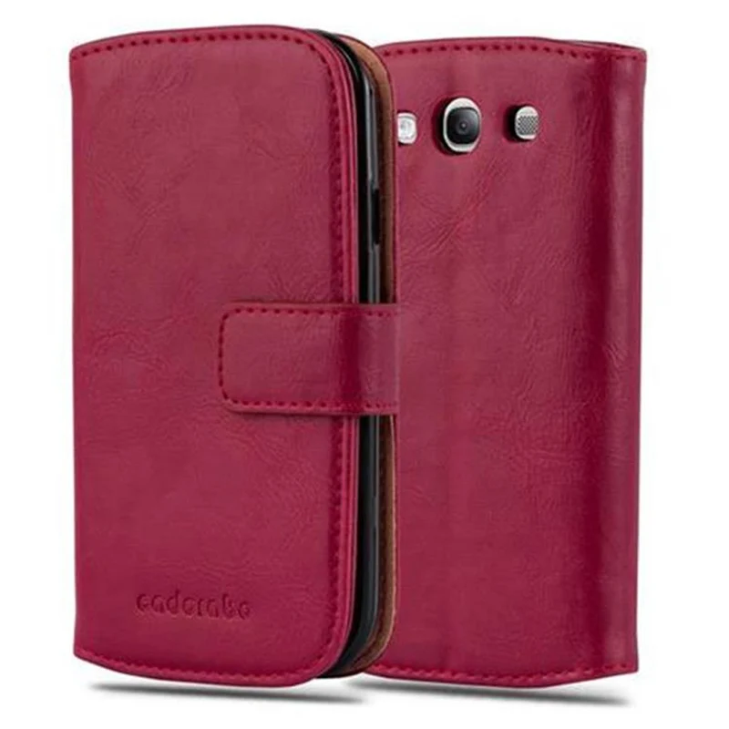 Cadorabo Hülle kompatibel mit Samsung Galaxy S3 / S3 NEO Schutzhülle mit Magnetverschluss, Standfunktion und Kartenfach