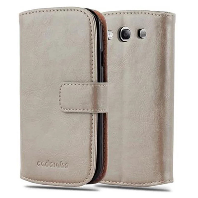 Cadorabo Hülle kompatibel mit Samsung Galaxy S3 / S3 NEO Schutzhülle mit Magnetverschluss, Standfunktion und Kartenfach