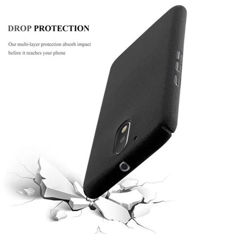 Cadorabo Hülle kompatibel mit Motorola MOTO G4 / G4 PLUS Hard Case Schutzhülle in Frosted Optik gegen Kratzer und Stöße