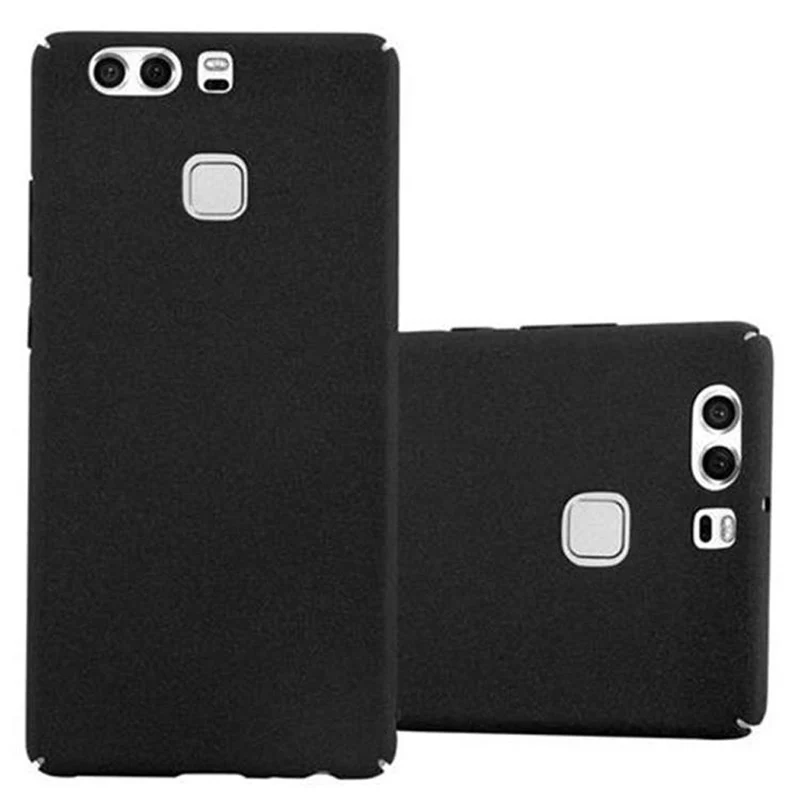 Cadorabo Hülle kompatibel mit Huawei P9 Hard Case Schutzhülle in Frosted Optik gegen Kratzer und Stöße