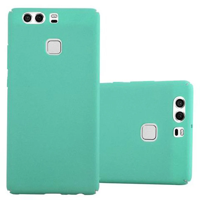 Cadorabo Hülle kompatibel mit Huawei P9 Hard Case Schutzhülle in Frosted Optik gegen Kratzer und Stöße