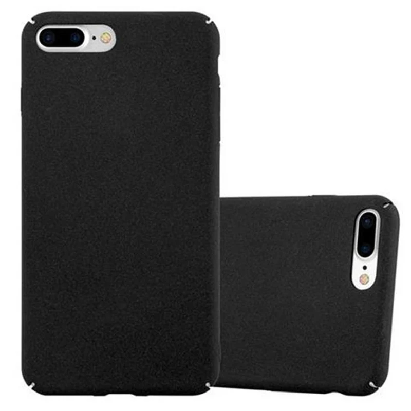 Cadorabo Hülle kompatibel mit Apple iPhone 7 PLUS / 7S PLUS / 8 PLUS Hard Case Schutzhülle in Frosted Optik gegen Kratzer und Stöße
