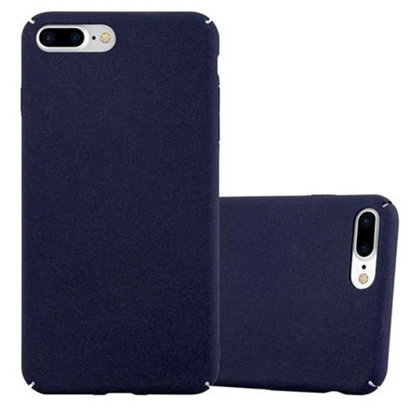 Cadorabo Hülle kompatibel mit Apple iPhone 7 PLUS / 7S PLUS / 8 PLUS Hard Case Schutzhülle in Frosted Optik gegen Kratzer und Stöße