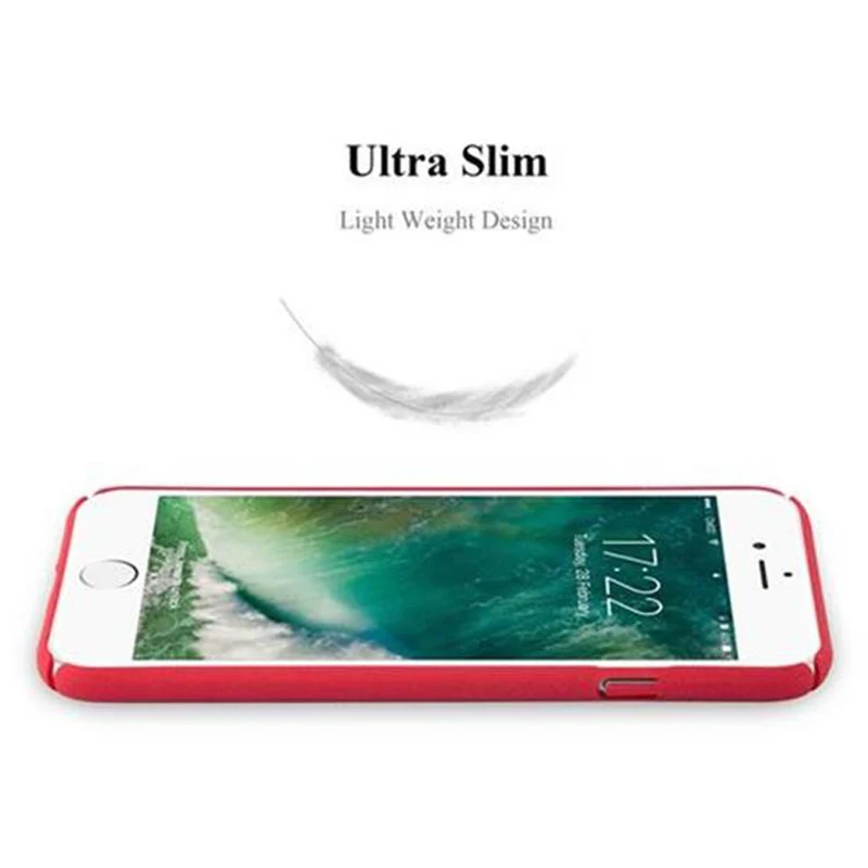 Cadorabo Hülle kompatibel mit Apple iPhone 7 / 7S / 8 / SE 2020 Hard Case Schutzhülle in Frosted Optik gegen Kratzer und Stöße