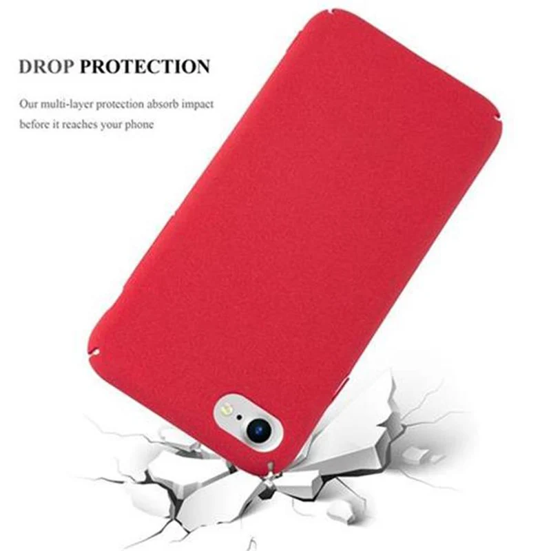 Cadorabo Hülle kompatibel mit Apple iPhone 7 / 7S / 8 / SE 2020 Hard Case Schutzhülle in Frosted Optik gegen Kratzer und Stöße